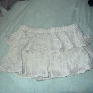 Tiered Mini Skirt